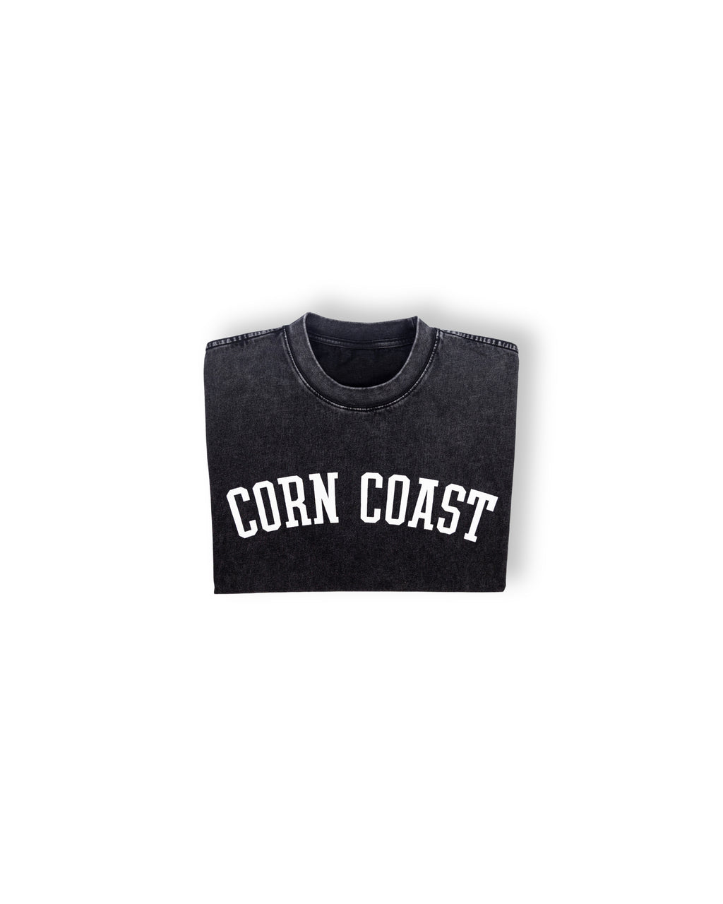 Corn Coast Co. — The Arch Cropped Acid Washed Shirt