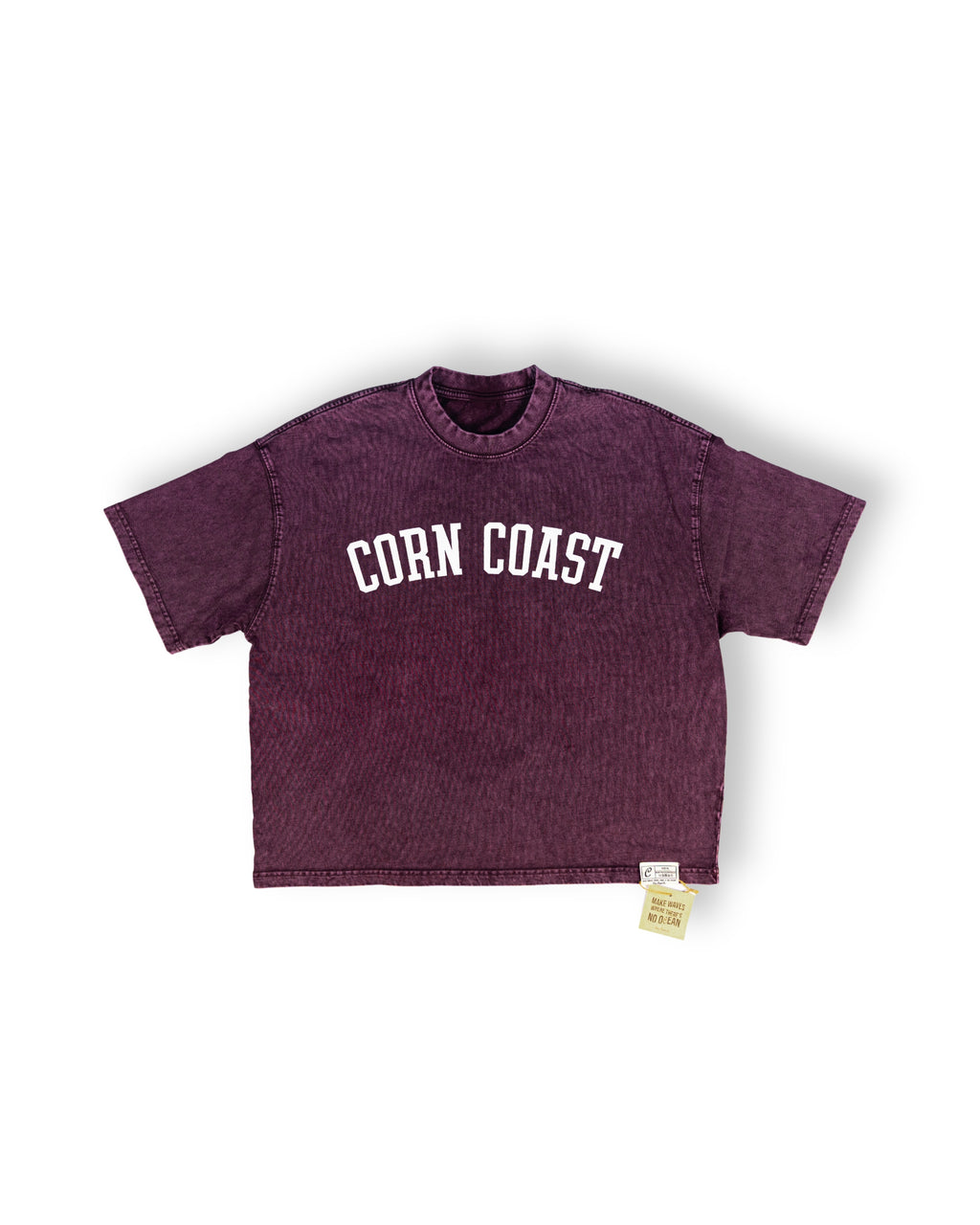 Corn Coast Co. — The Arch Cropped Acid Washed Shirt