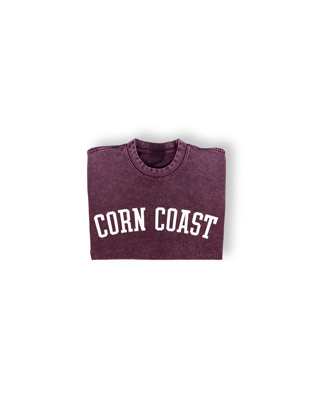 Corn Coast Co. — The Arch Cropped Acid Washed Shirt