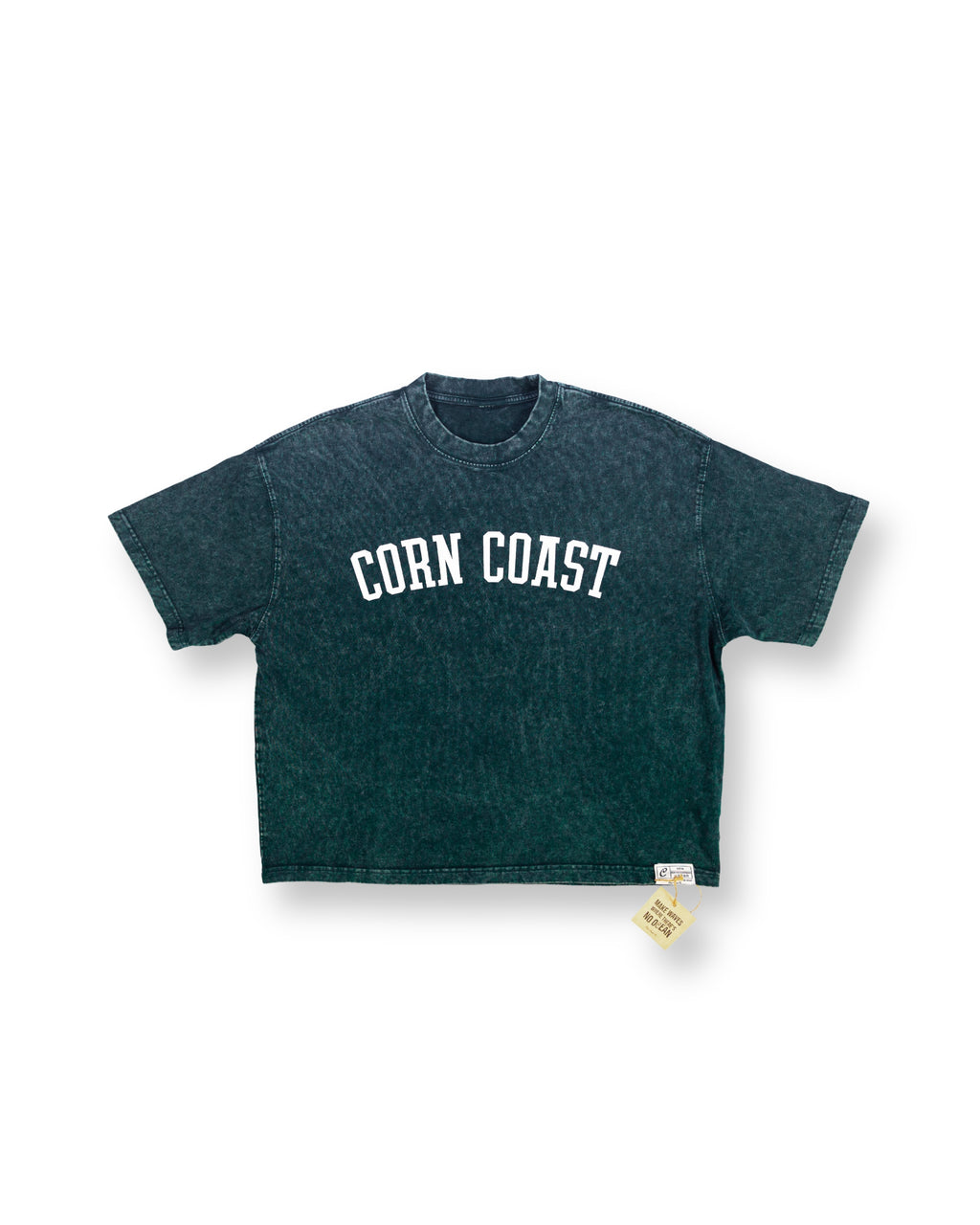 Corn Coast Co. — The Arch Cropped Acid Washed Shirt