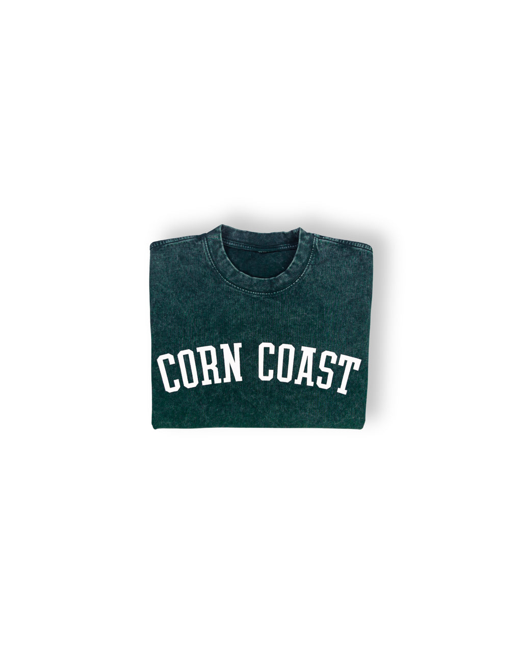 Corn Coast Co. — The Arch Cropped Acid Washed Shirt