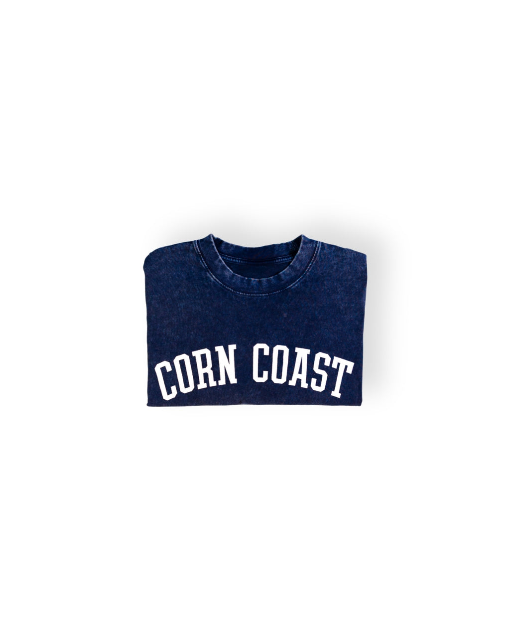 Corn Coast Co. — The Arch Cropped Acid Washed Shirt