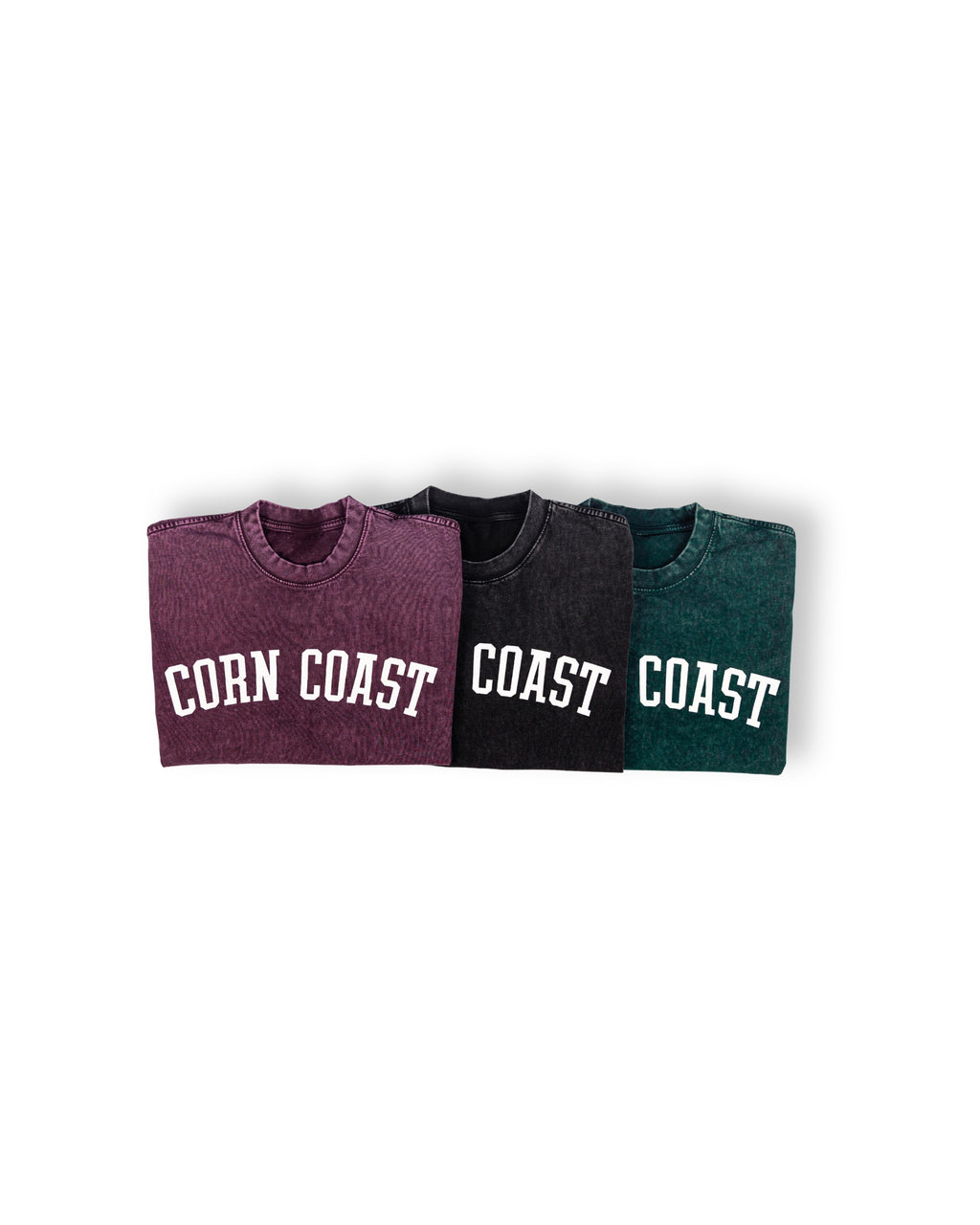 Corn Coast Co. — The Arch Cropped Acid Washed Shirt