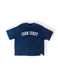 Corn Coast Co. — The Arch Cropped Acid Washed Shirt