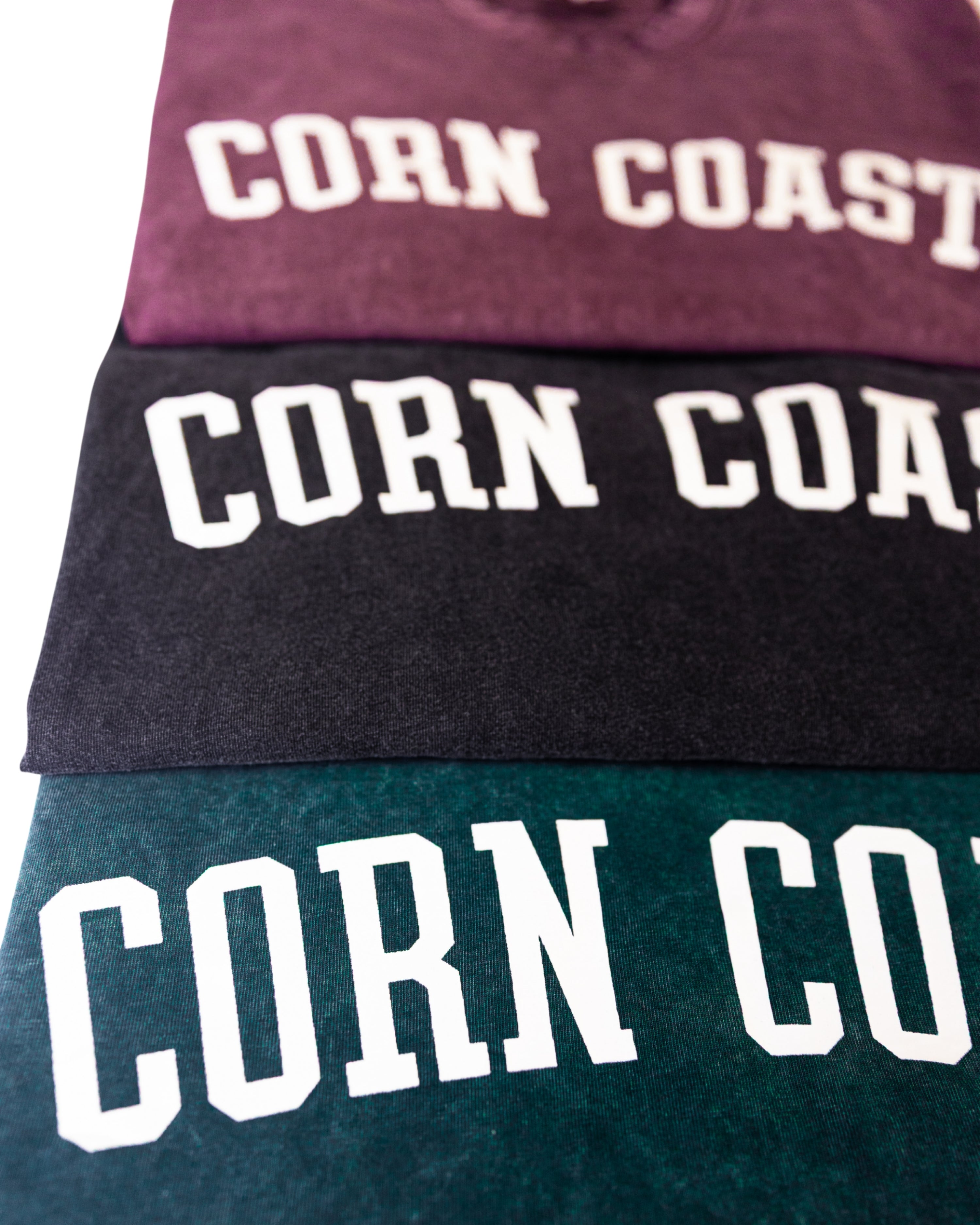 Corn Coast Co. — The Arch Cropped Acid Washed Shirt
