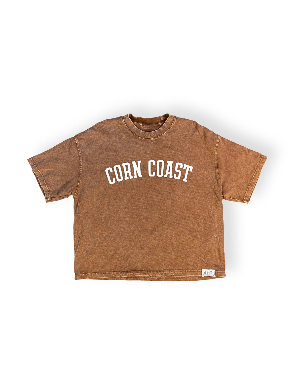Corn Coast Co. — The Arch Cropped Acid Washed Shirt