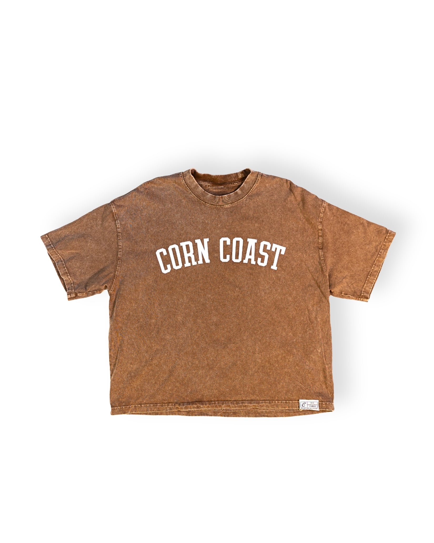 Corn Coast Co. — The Arch Cropped Acid Washed Shirt