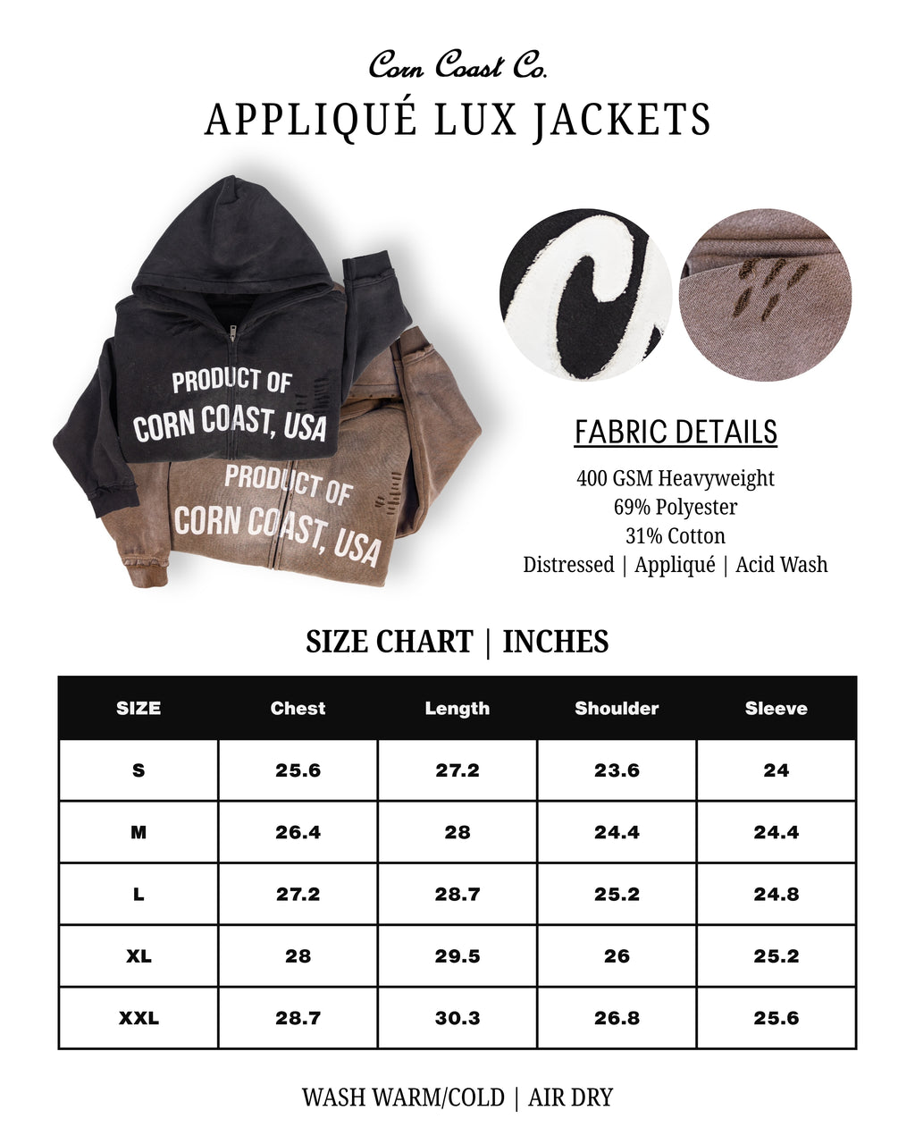 Corn Coast Co. — Appliqué Lux Set