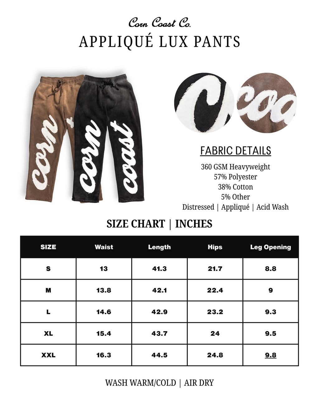 Corn Coast Co. — Appliqué Lux Set