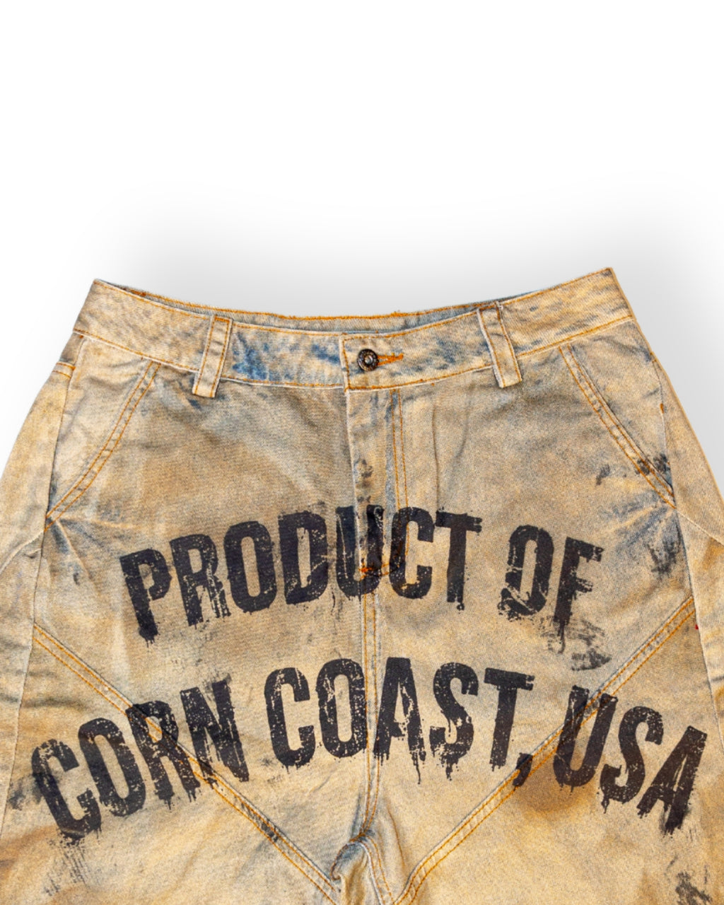 Corn Coast Co. - “Job Site” Distressed Denim Shorts