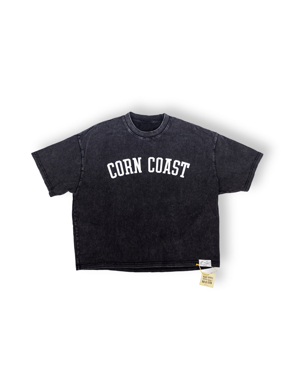 Corn Coast Co. — The Arch Cropped Acid Washed Shirt