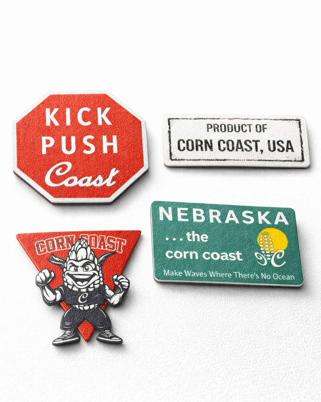 Corn Coast Co. Textured Matte Vinyl Sticker – Raised Feel