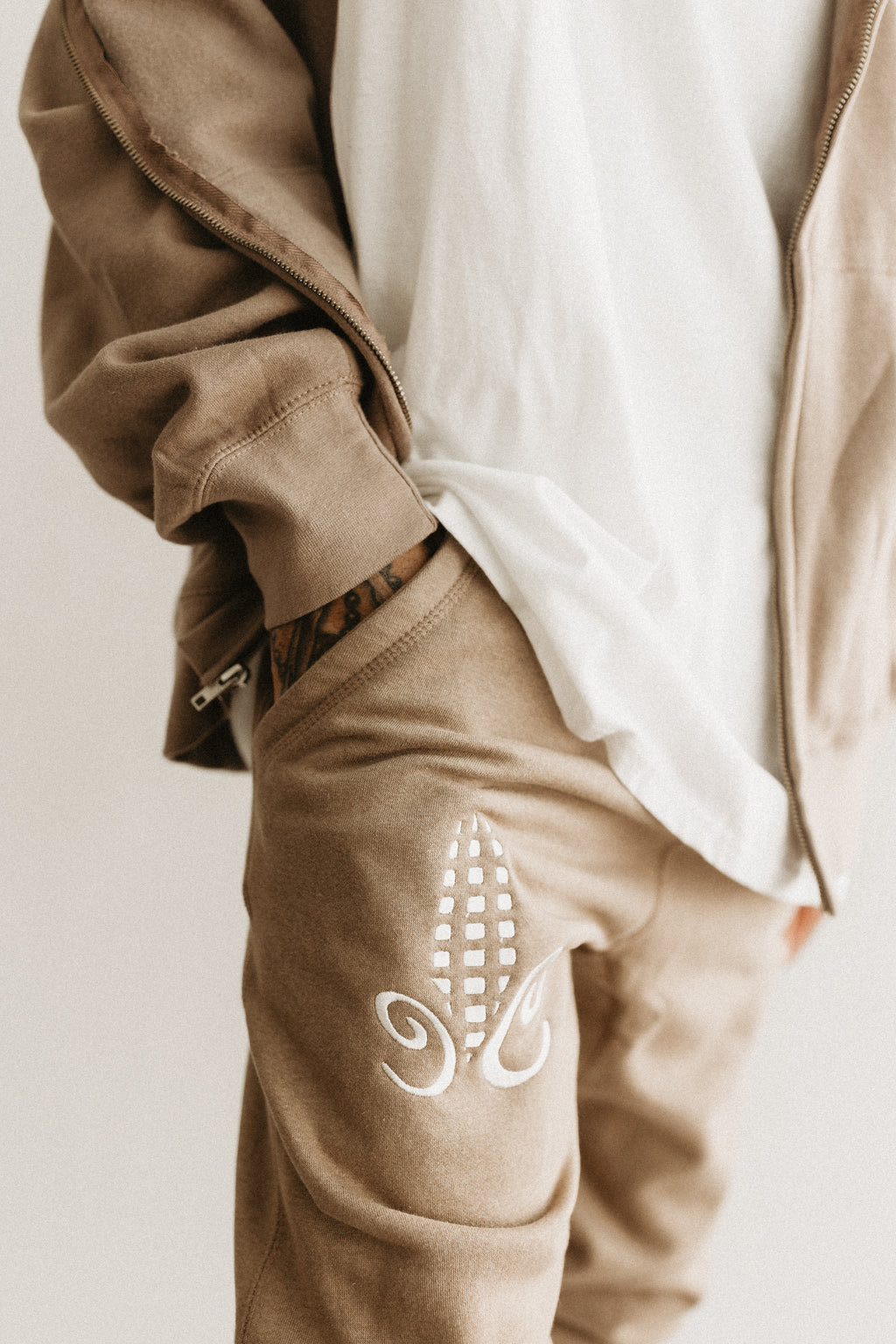 23' Matching Zip Up Sweatsuit