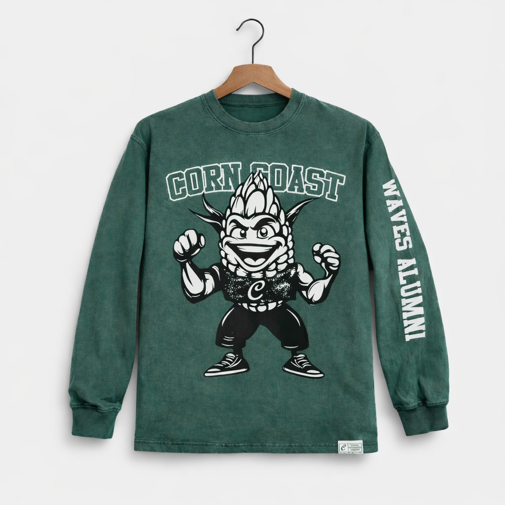 The Corny Mascot Spring T's Corn Coast