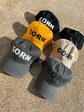 Corn Coast 6 Panel Dad Cap by Corn Coast Co – black on black nan