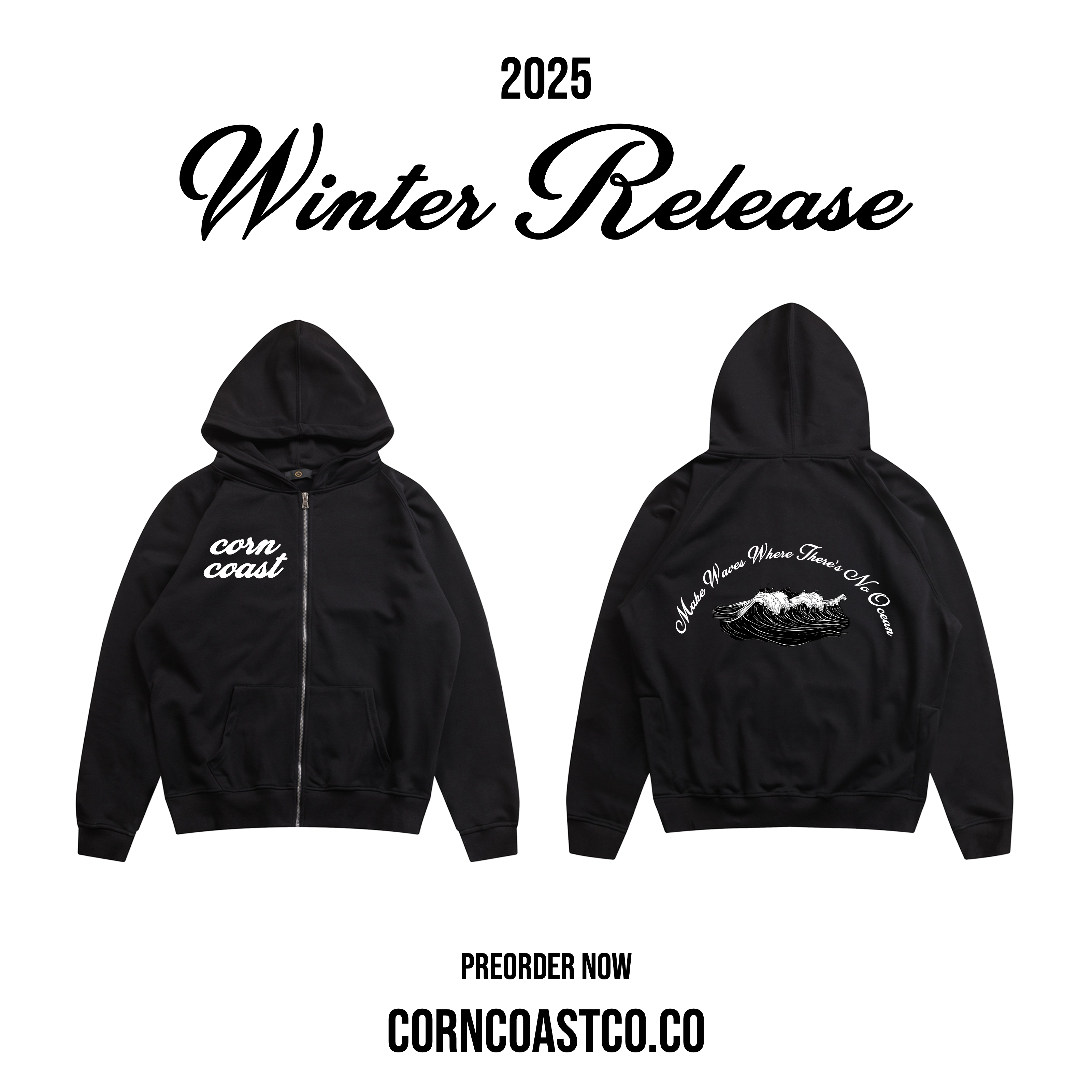 Corn Coast Hooded Full Hooded Zip Up 2025 by Corn Coast Co – s jacket