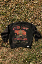 Load image into Gallery viewer, Nebraska Vintage Sweatshirt by Corn Coast – Distressed Huskers Style Apparel | Retro Cornhusk Design