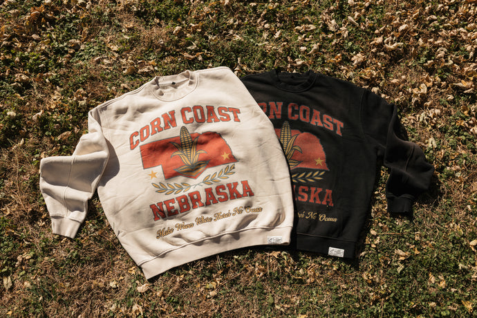 Huskers Red and Gold Vintage Crewneck Apparel