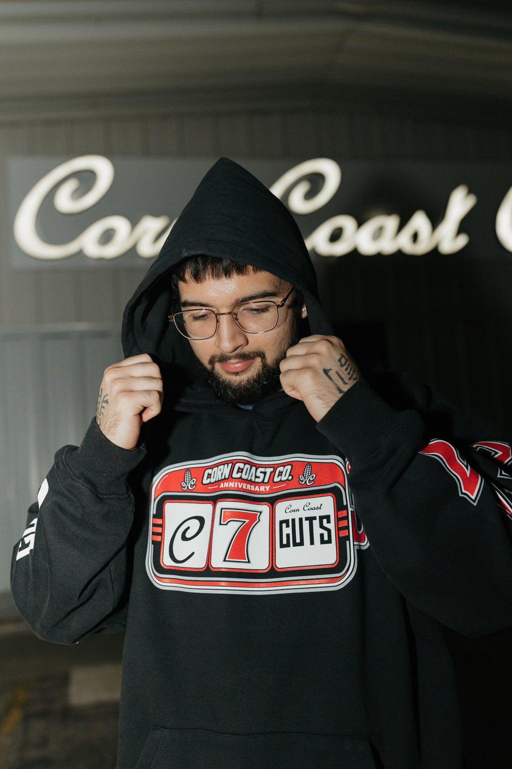 Corn Coast Co. 7-Year Anniversary Heavyweight Hoodie