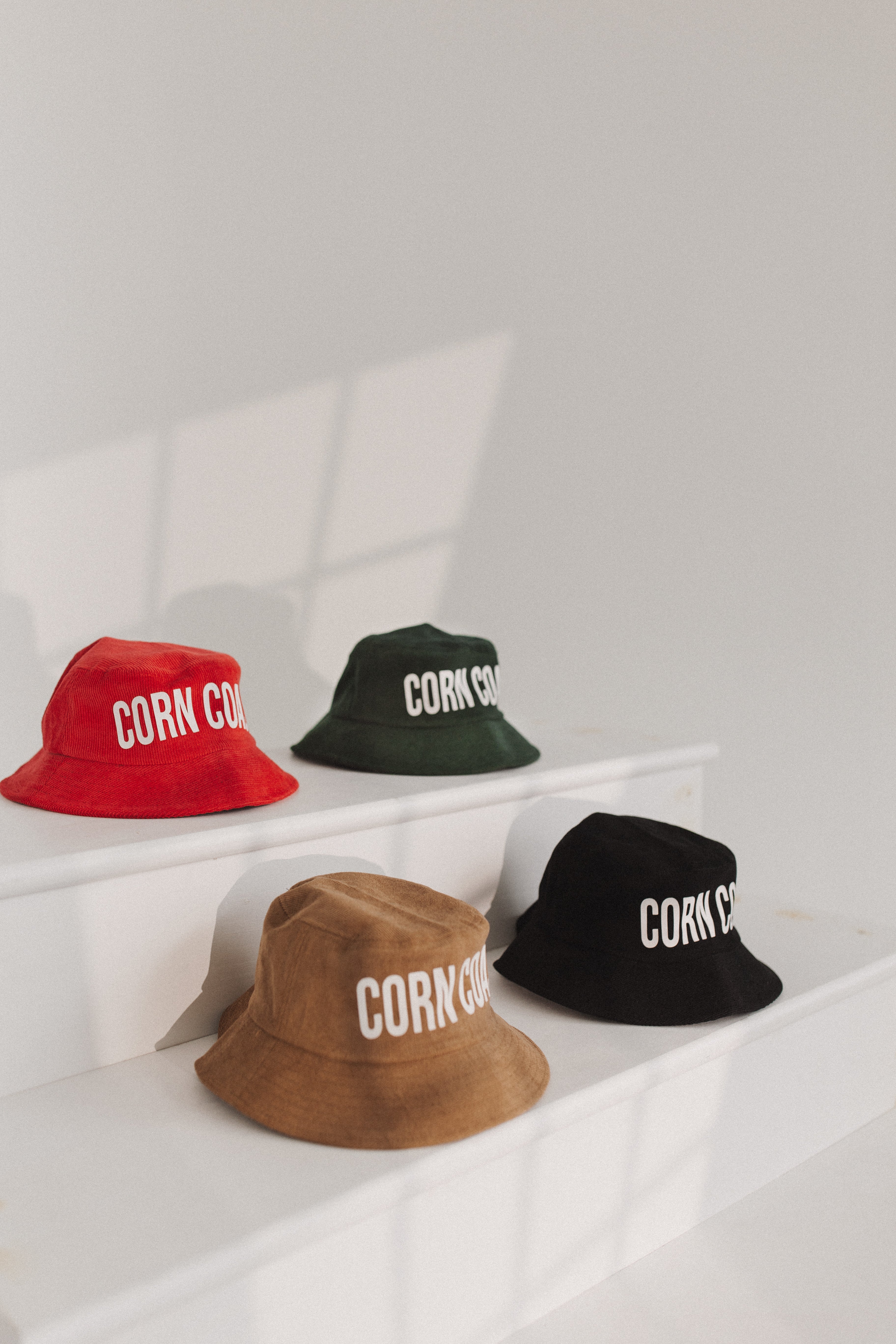 Corn Coast Bucket Hats by Corn Coast Co – baby pink nan