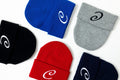"C" Beanies by Corn Coast Co – black embroidered beanie