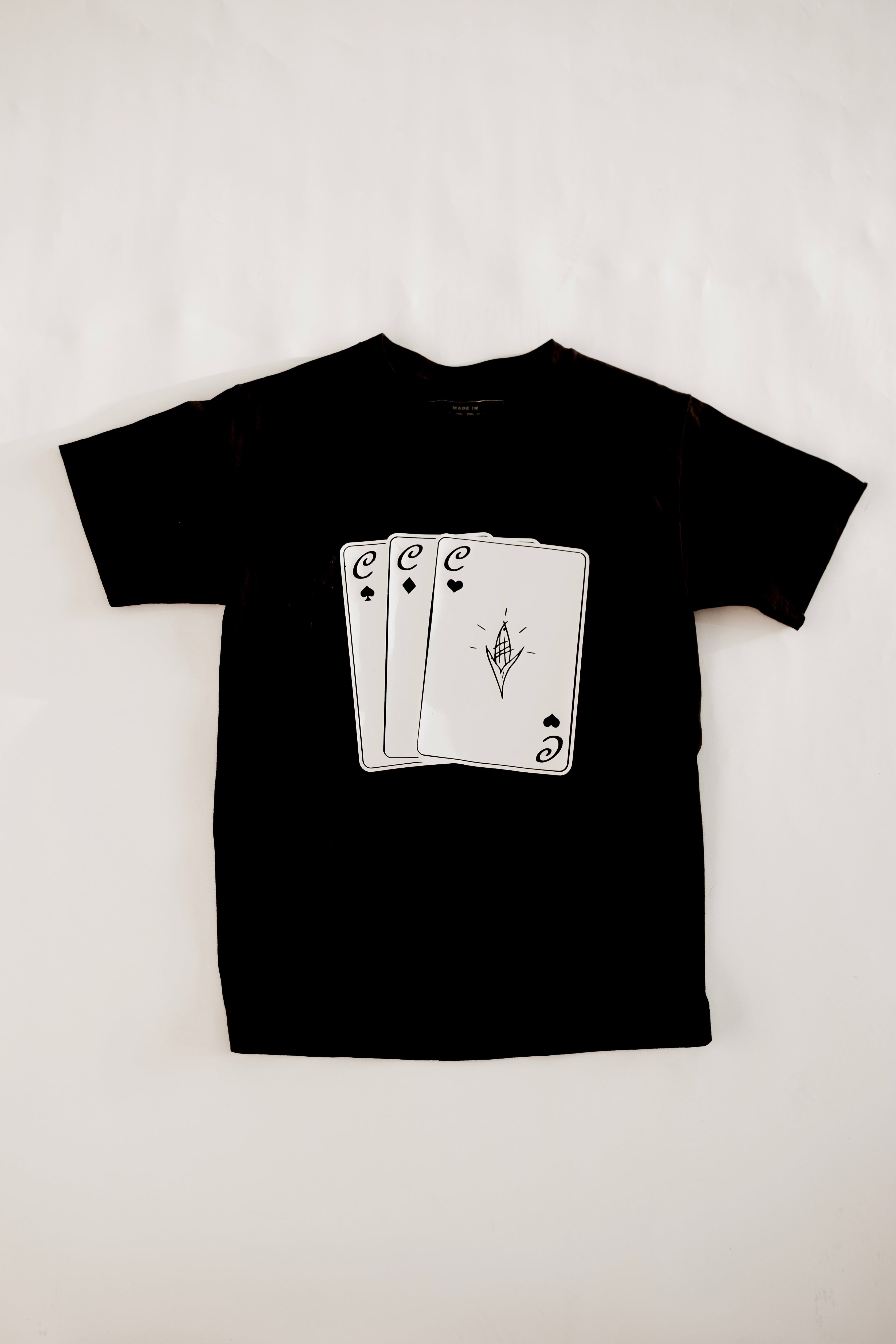 Playing Cards T Corn Coast by Corn Coast Co – small graphic tee