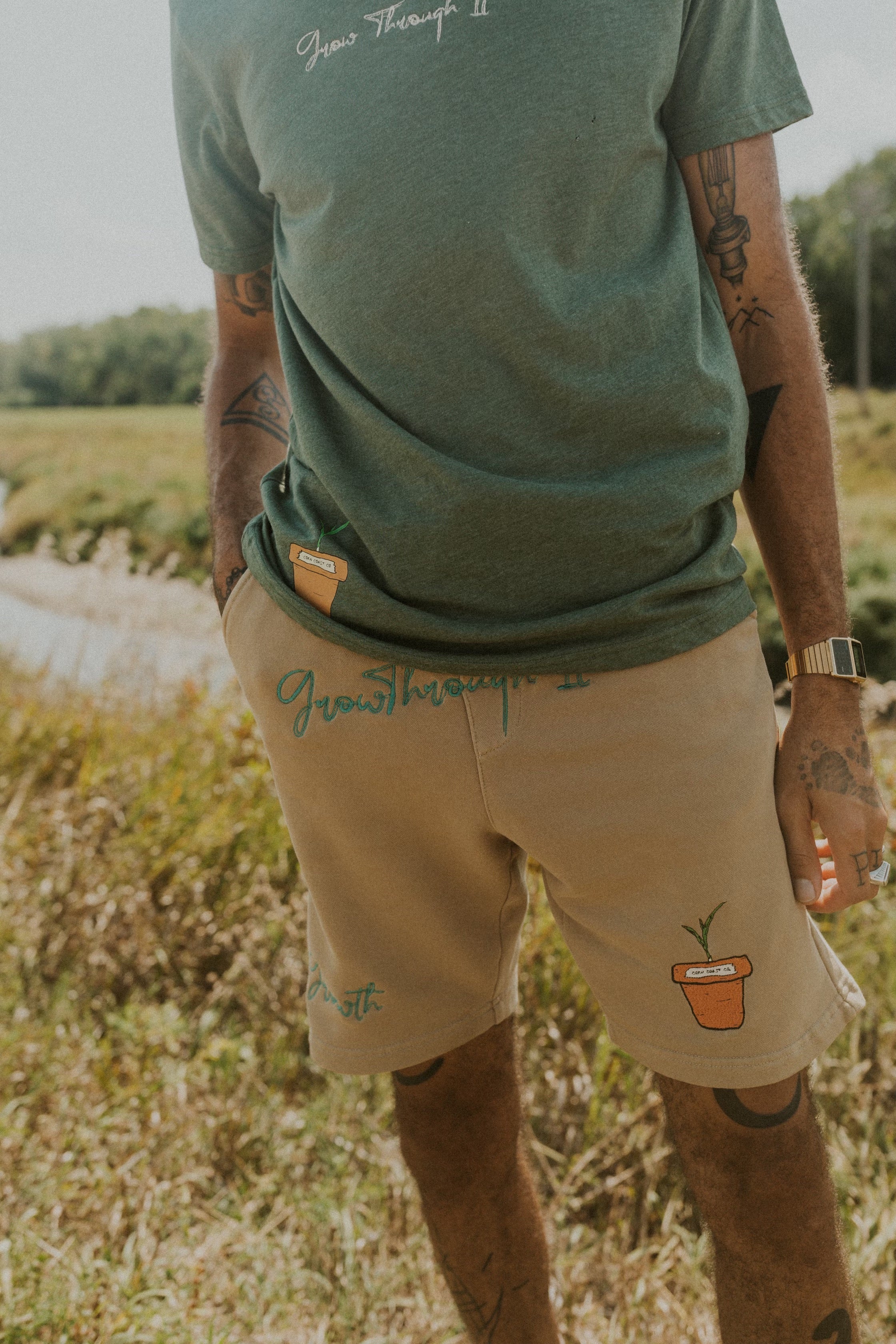 Men’s Growth Pigment Dyed Shorts