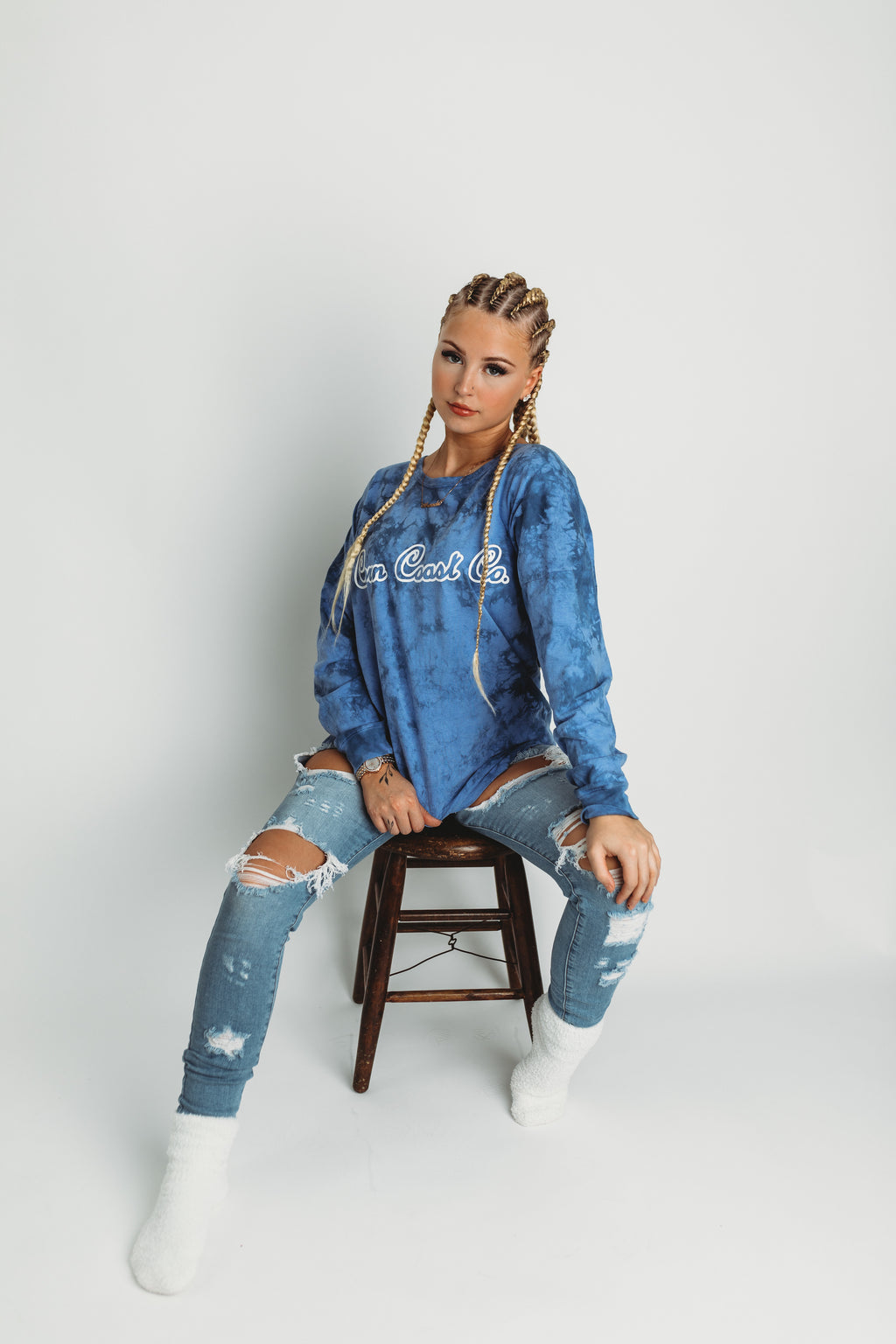 BAGGY DENIM DYE LONG SLEEVE