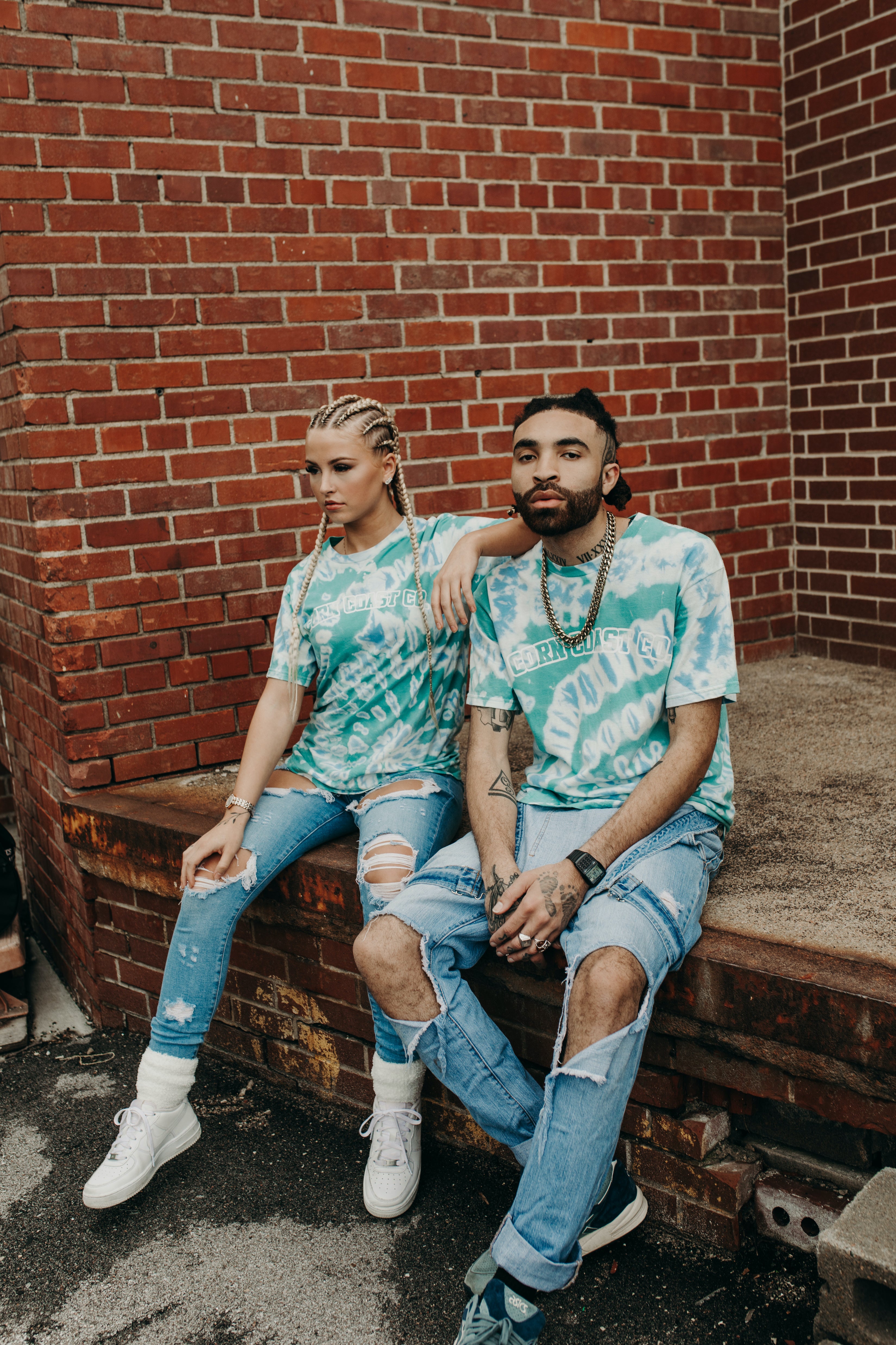 SEAFOAM SWIRL TEE