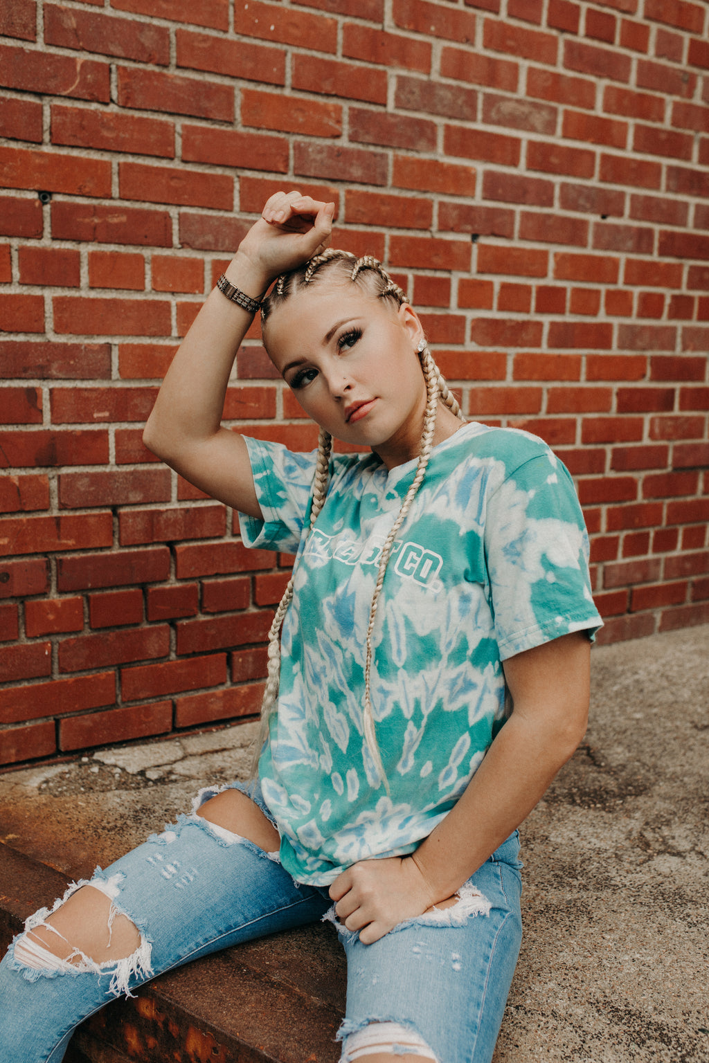 SEAFOAM SWIRL TEE