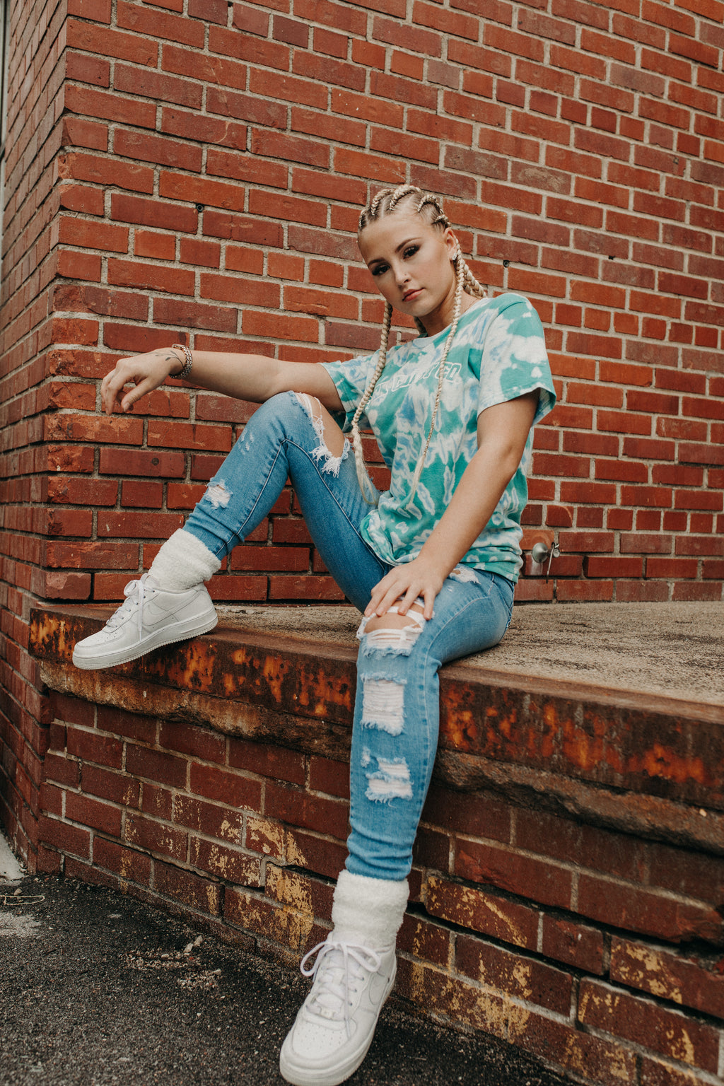 SEAFOAM SWIRL TEE