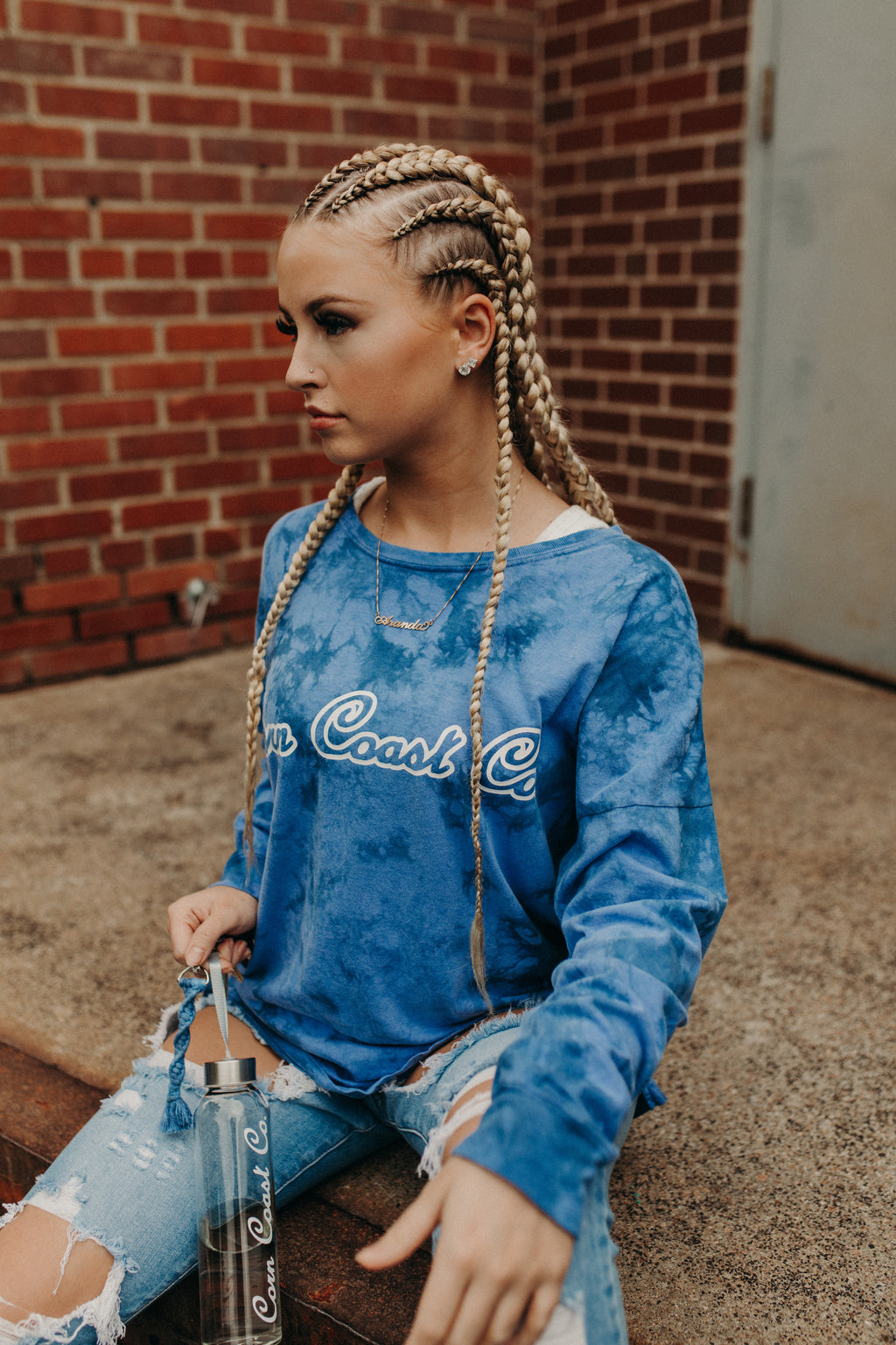 BAGGY DENIM DYE LONG SLEEVE