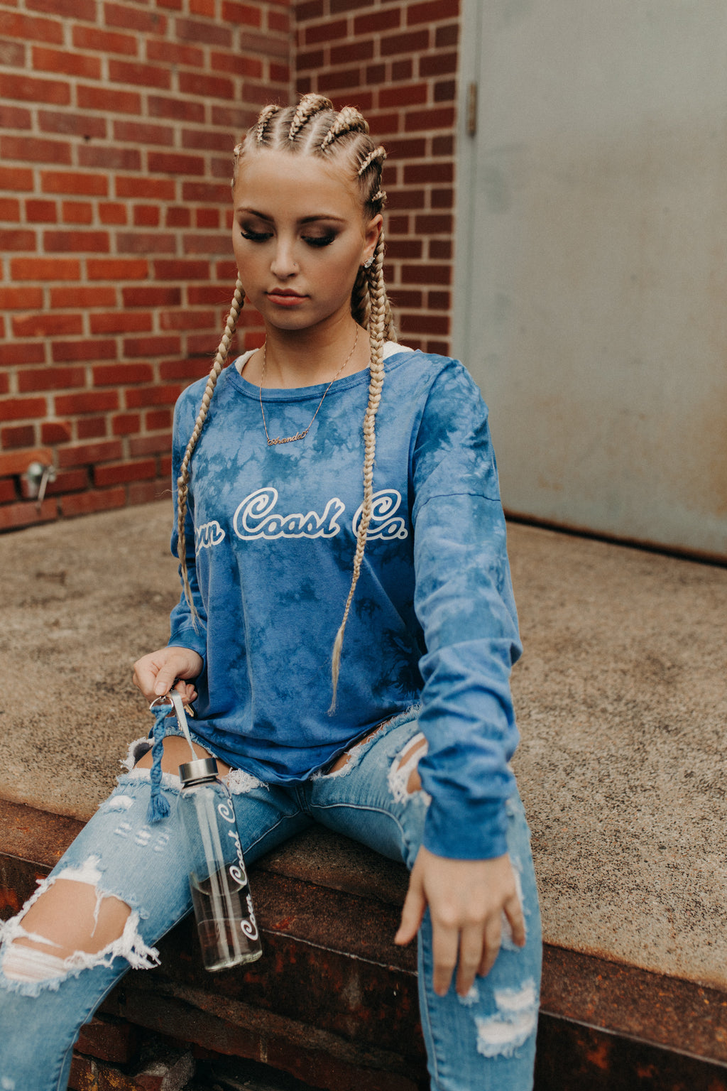 BAGGY DENIM DYE LONG SLEEVE