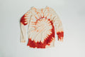 BAGGY RED SWIRL LONG SLEEVE